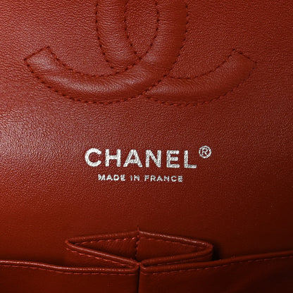 Chanel Caviar Quilted Medium Double Flap Dark Red 6 of 10