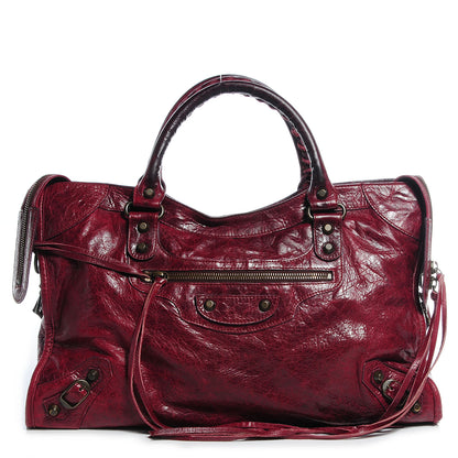 Balenciaga Chevre City Bordeaux 1 of 10