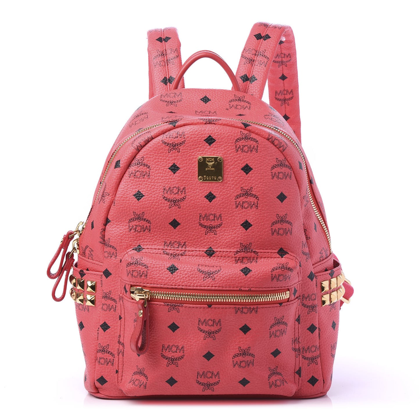 Visetos Small Side Stud Stark Backpack Corail