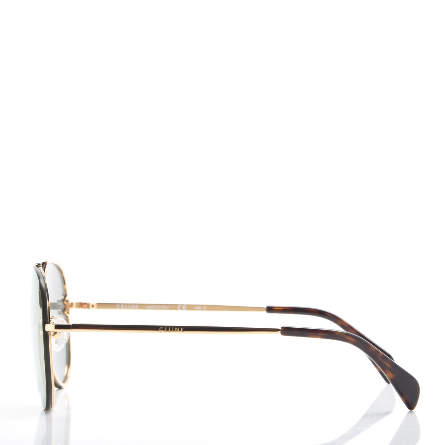 Mirror Aviator Sunglasses CL 41392/S Gold Pink