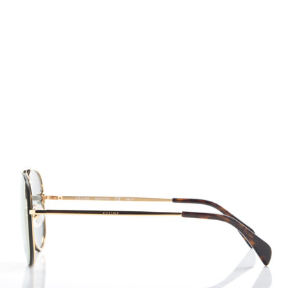 Celine Mirror Aviator Sunglasses CL 41392/S Gold Pink 3 of 7