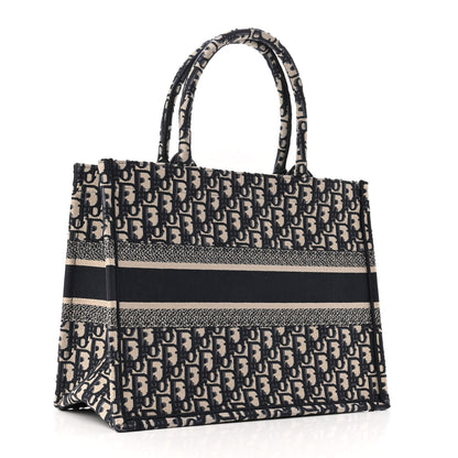 Christian Dior Oblique Medium Book Tote Blue Multicolor 3 of 10