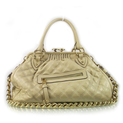 Marc Jacobs Quilted Leather Stam Almond 1 of 9