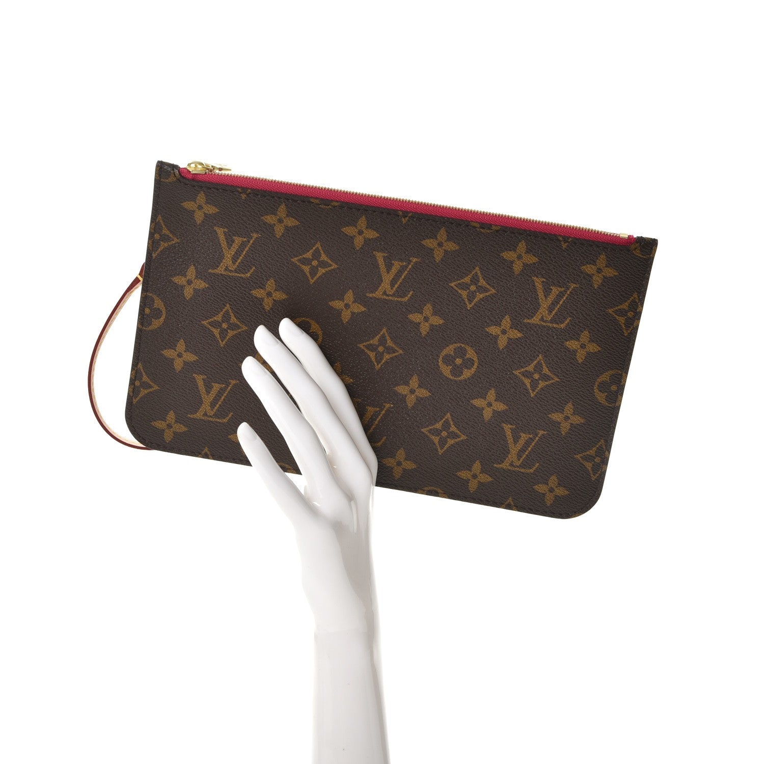 Louis Vuitton Monogram Neverfull MM GM Pochette Pivoine 2 of 7