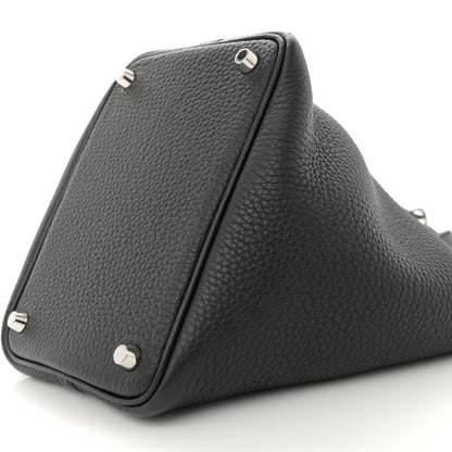 Hermes Taurillon Clemence Picotin Lock 18 PM Black 10 of 12