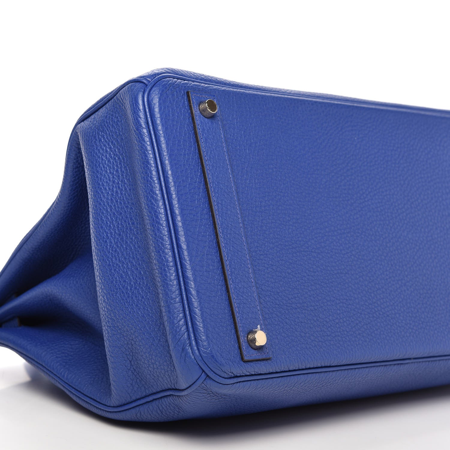 Hermes Togo Birkin 40 Bleu Electrique 6 of 9