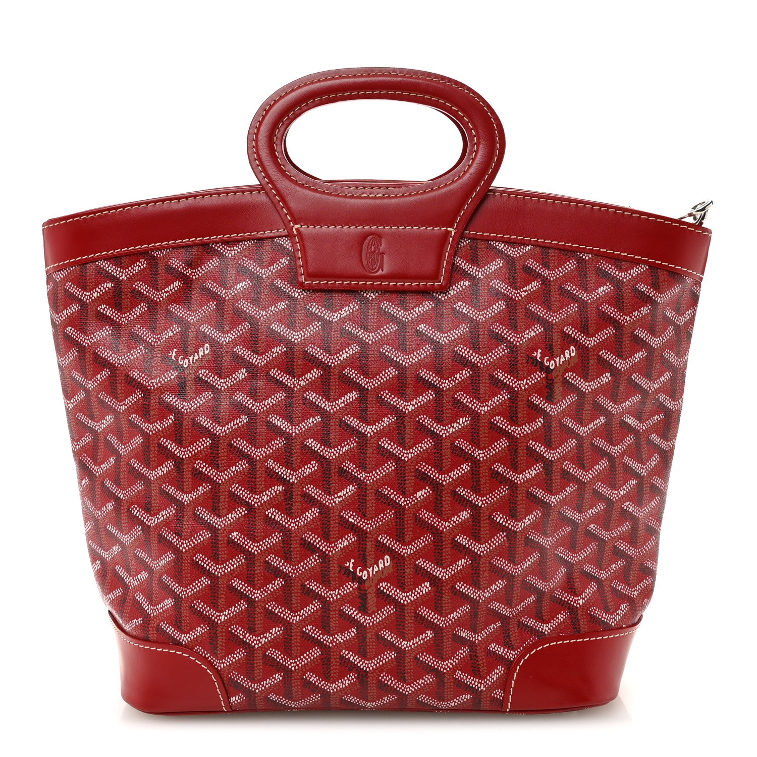 Goyard Goyardine Beluga PM Tote Red 1 of 9