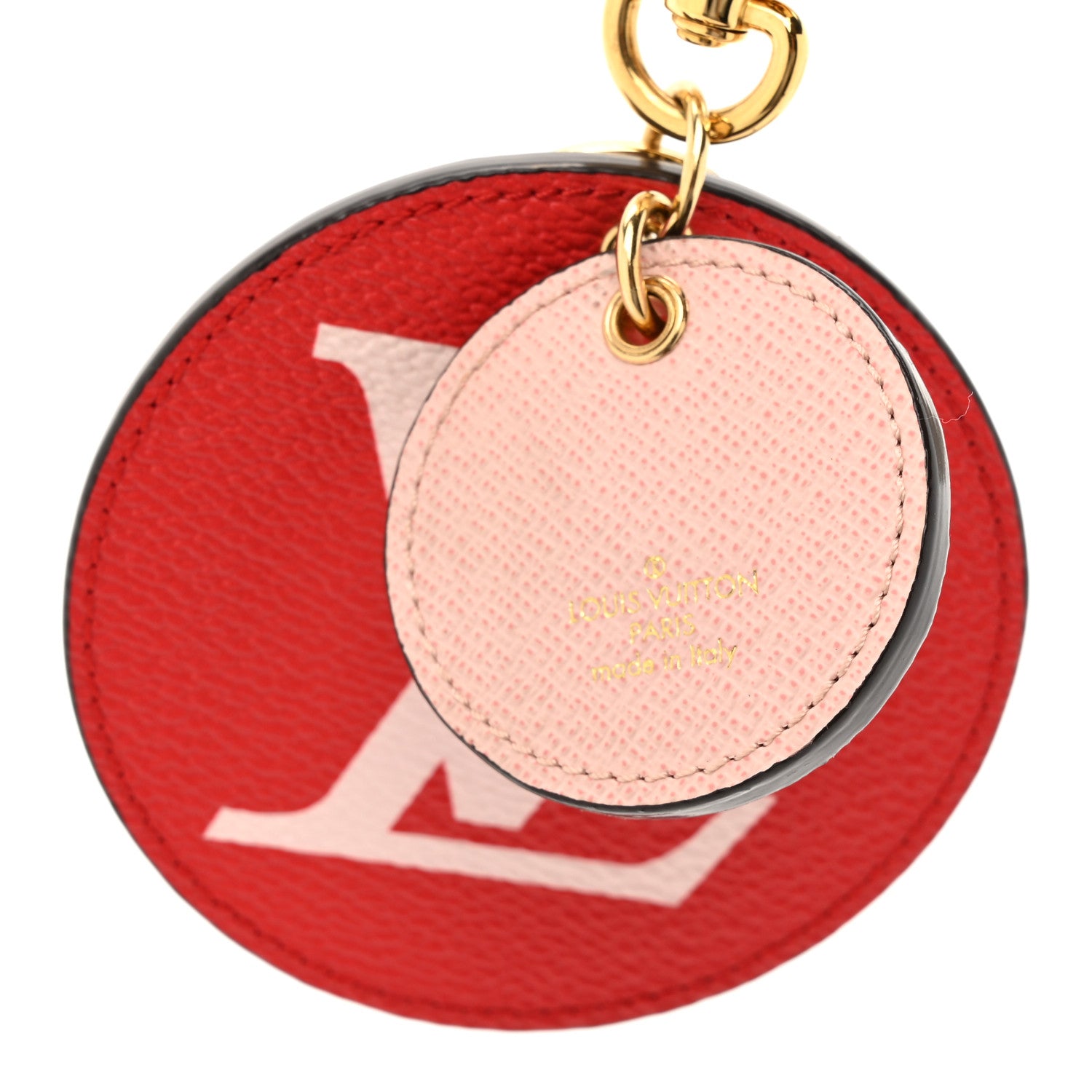 Louis Vuitton Monogram Giant Bag Charm Key Holder Rouge 3 of 4