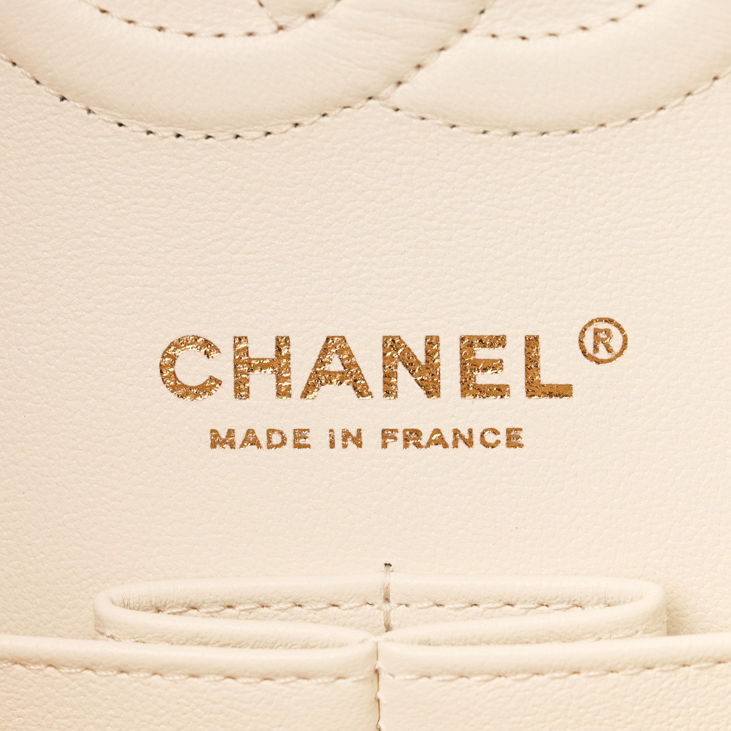 Chanel Caviar Quilted Medium Double Flap White 6 of 11
