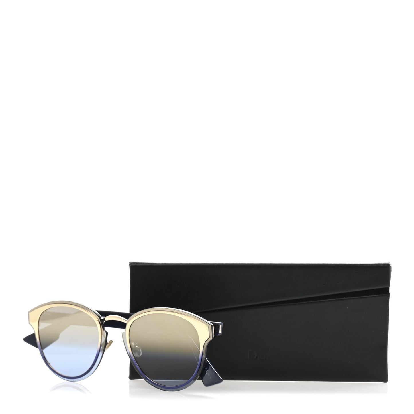 Mirrored Nightfall Sunglasses Gradient Blue