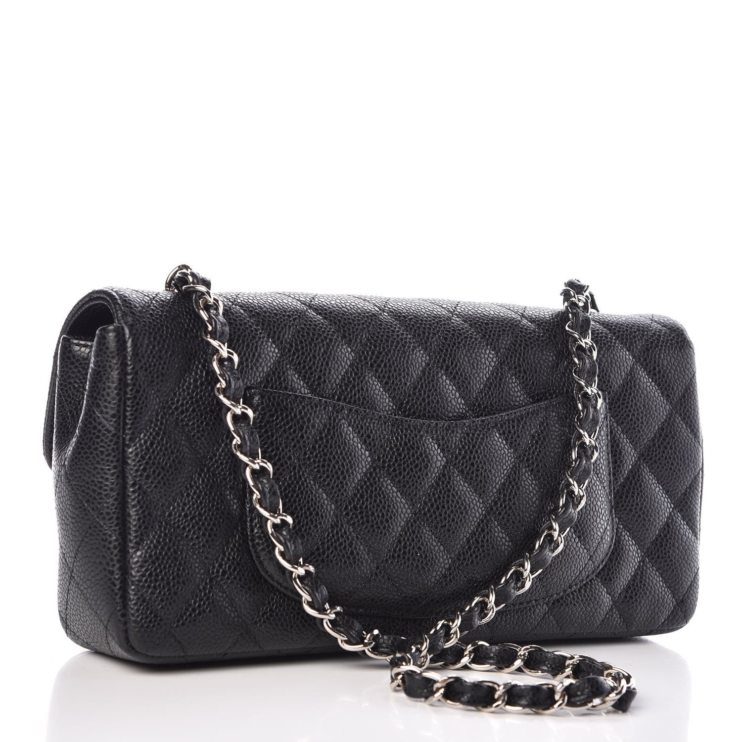 Chanel Caviar Quilted East West Flap Black 3 of 10