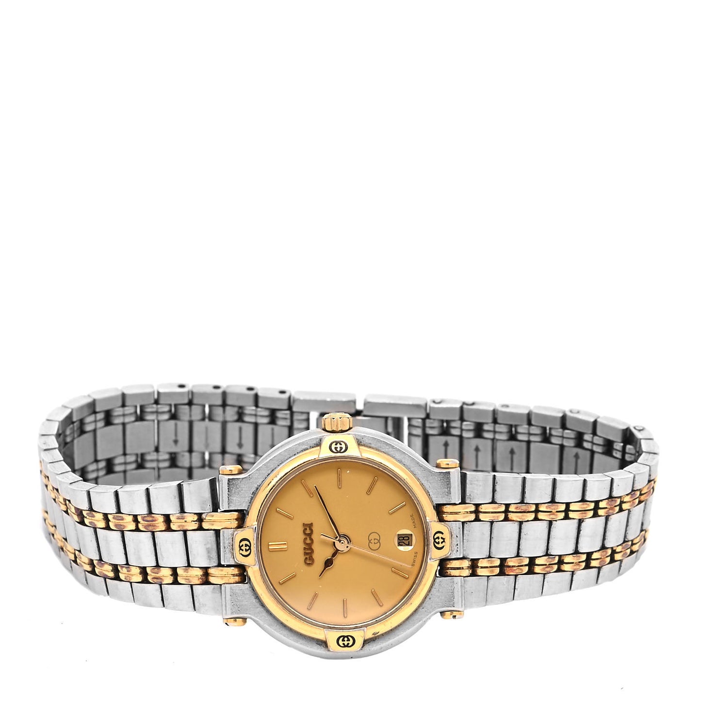 Stainless Steel 25mm 9000L Quartz Watch Gold