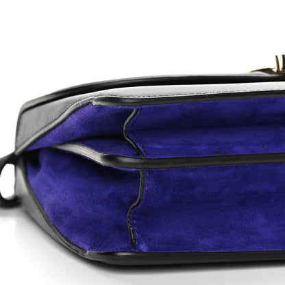 Versace Calfskin Small DV One Navy 9 of 14