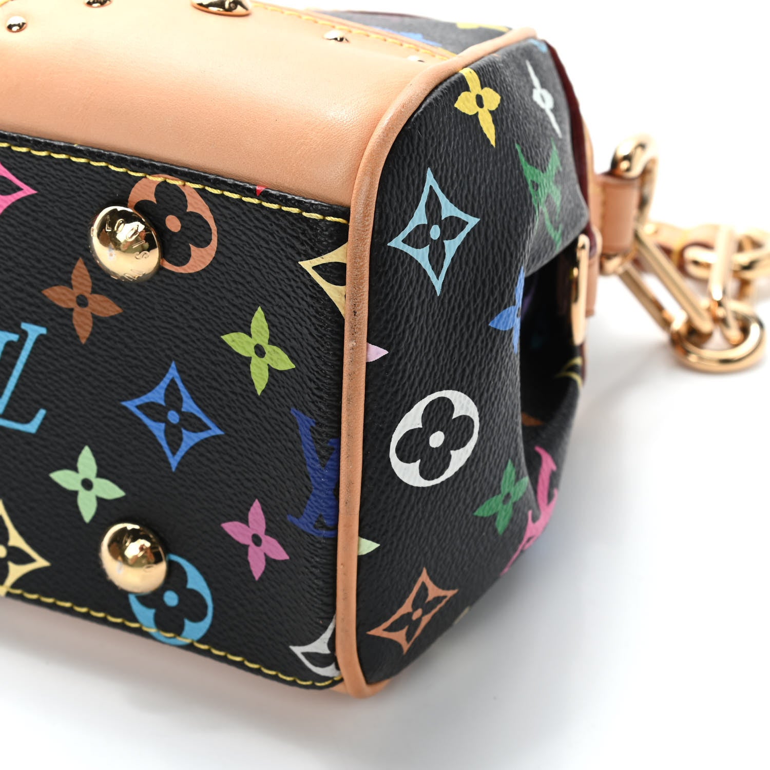 Louis Vuitton Monogram Multicolor Beverly MM Black 9 of 13
