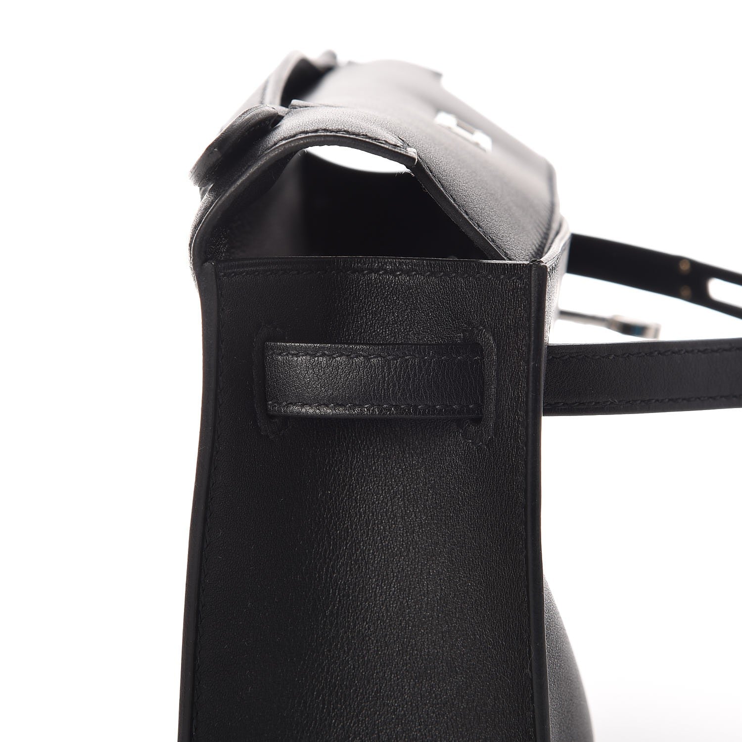 Hermes Swift Kelly Pochette Clutch Black 17 of 27