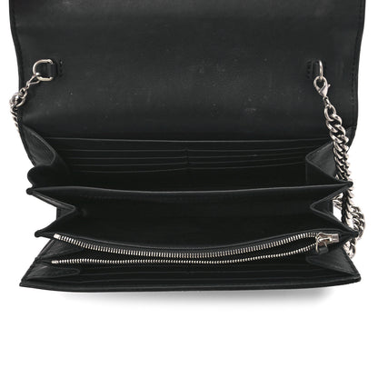 Gucci Suede Mini Dionysus Chain Wallet Black 5 of 12