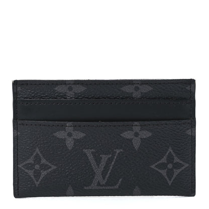Louis Vuitton Monogram Eclipse Porte-Cartes Double Card Holder 1 of 10