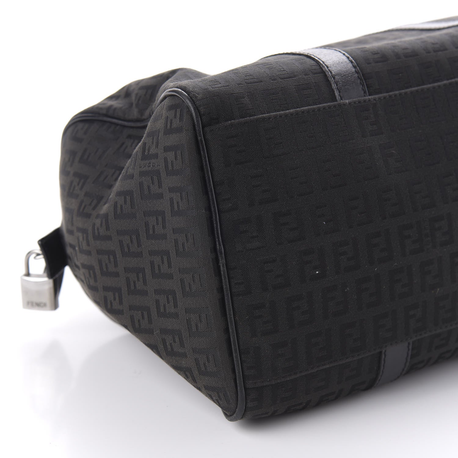 Fendi Zucchino Vitello Boston Black 6 of 12