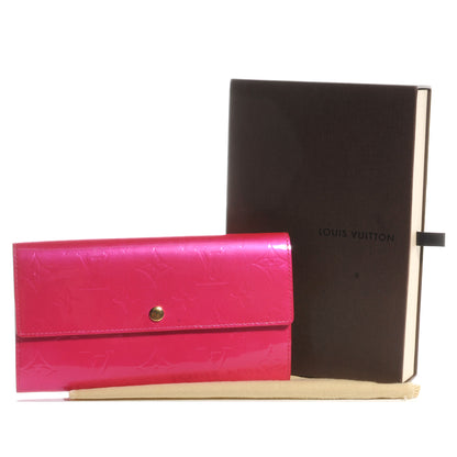 Louis Vuitton Vernis Sarah Wallet Fuchsia 5 of 8