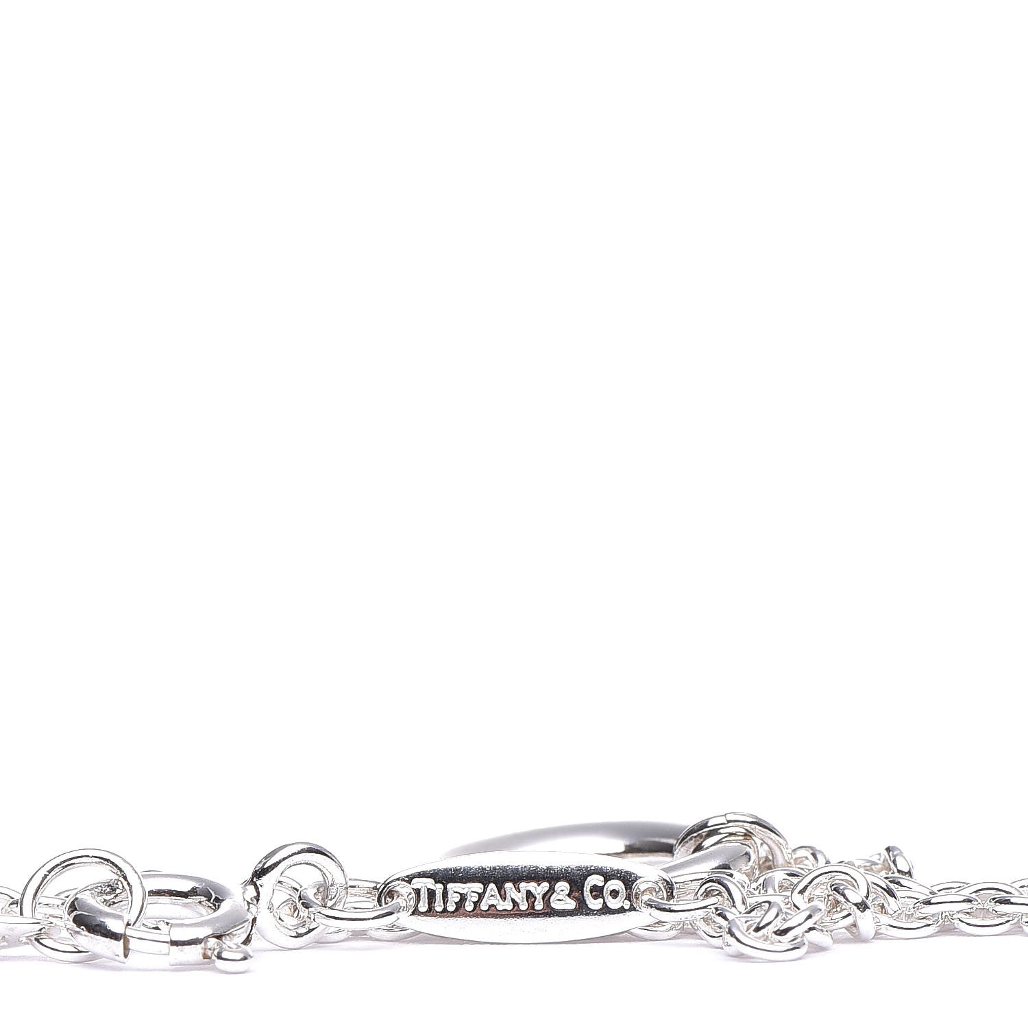 Tiffany Sterling Silver Elsa Peretti Open Heart Charm Bracelet 4 of 8