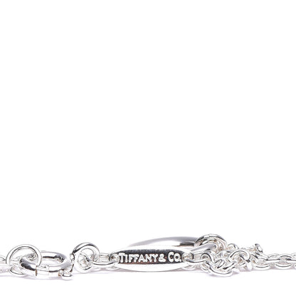 Tiffany Sterling Silver Elsa Peretti Open Heart Charm Bracelet 4 of 8