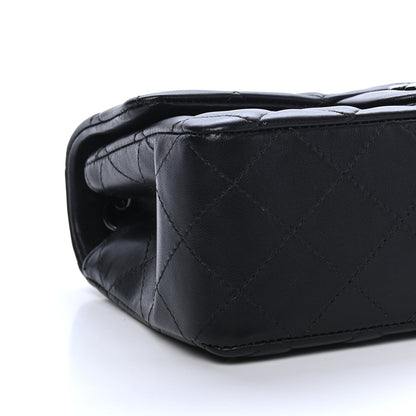 Chanel Lambskin Quilted Mini Rectangular Flap So Black 8 of 9