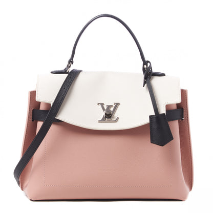 Louis Vuitton Soft Calfskin Lockme Ever Rose Ballet White Maito Black 1 of 10