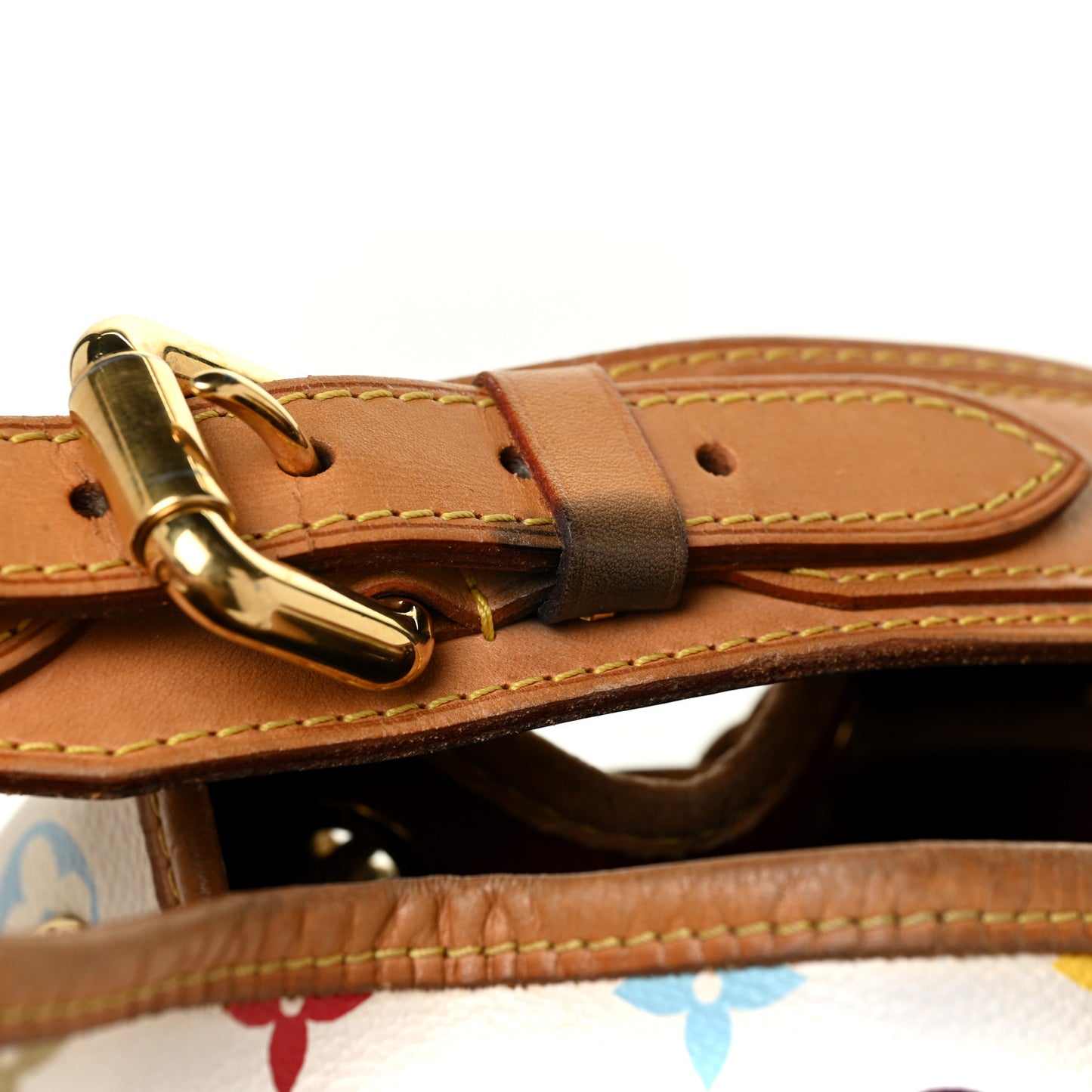 Monogram Multicolor Petit Noe White