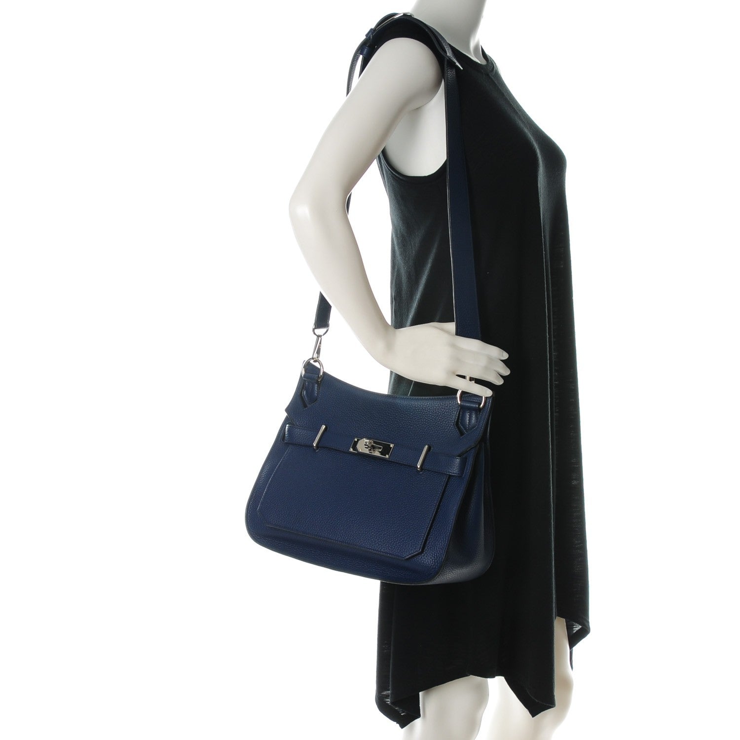 Hermes Taurillon Clemence Jypsiere 31 Bleu Saphir 2 of 8