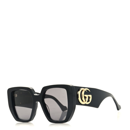 Gucci Acetate Square Frame Sunglasses GG0956S Black 1 of 8