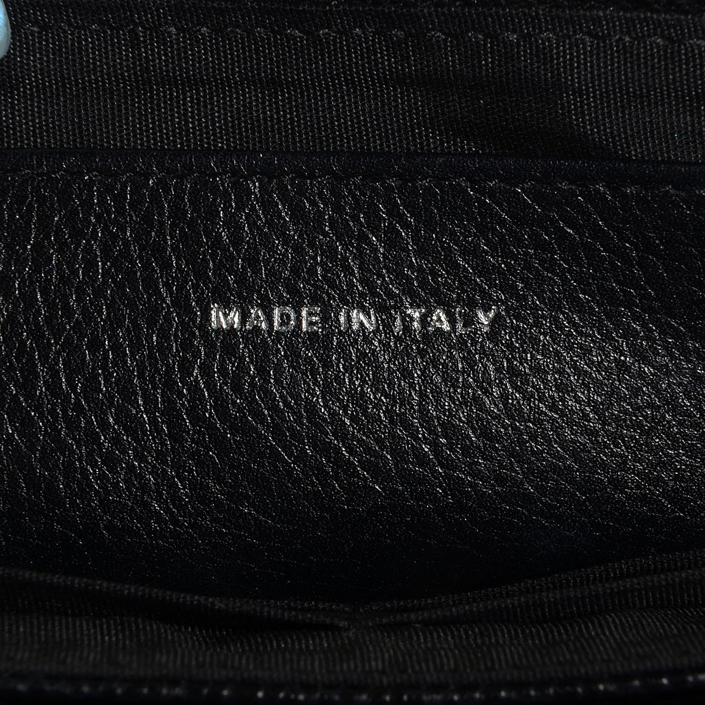 Caviar Half Moon Wallet On Chain WOC Black