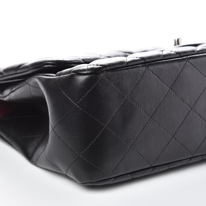 Chanel Lambskin Quilted Jumbo Double Flap Black 8 of 15