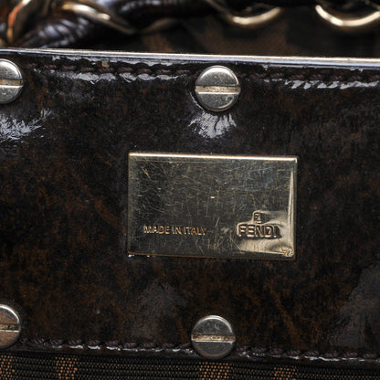 Fendi Zucca Small Mia Tote Tobacco 6 of 6
