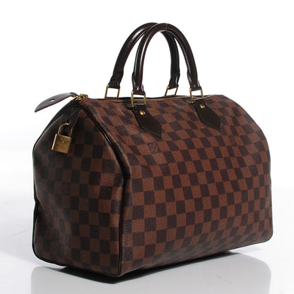 Louis Vuitton Damier Ebene Speedy 30 3 of 7