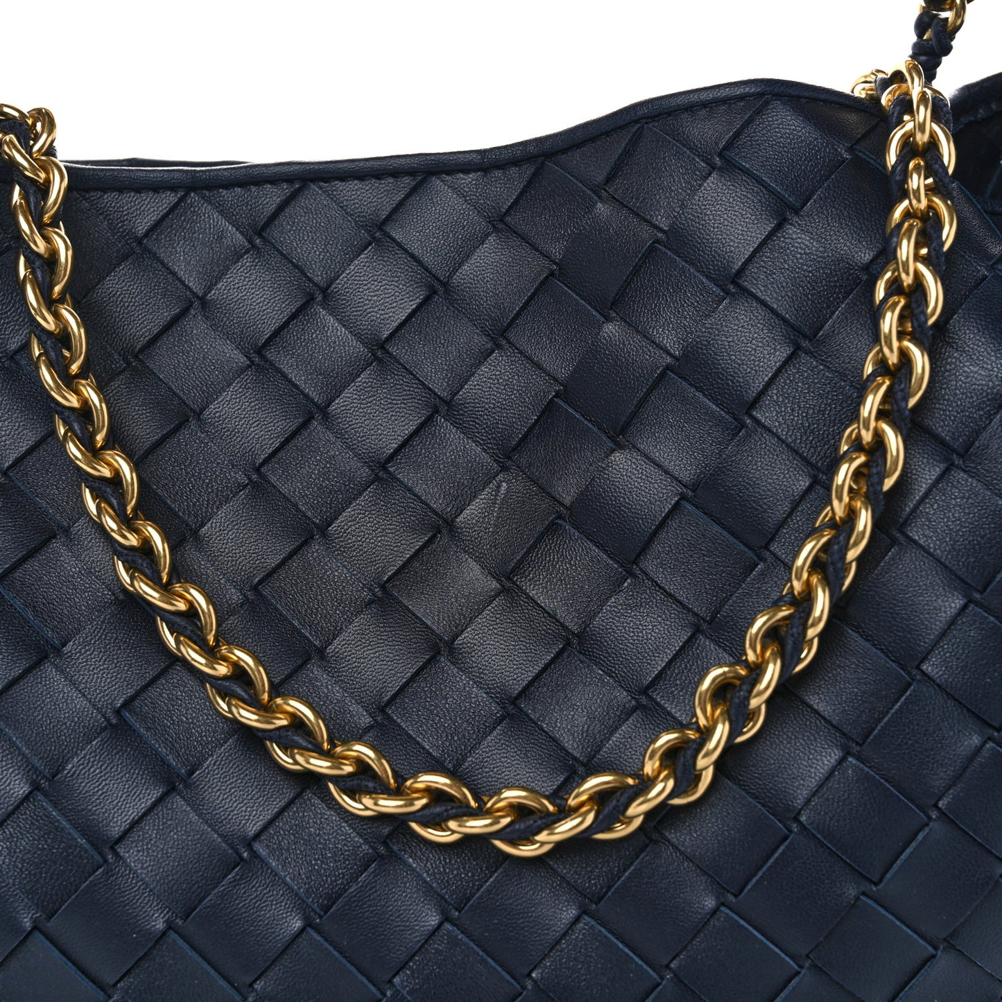 Nappa Intrecciato Sardine With Chain Bag Space