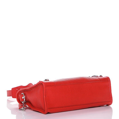 Balenciaga Vibrato Calfskin Classic Silver Hardware S City Rouge Cerise 4 of 7