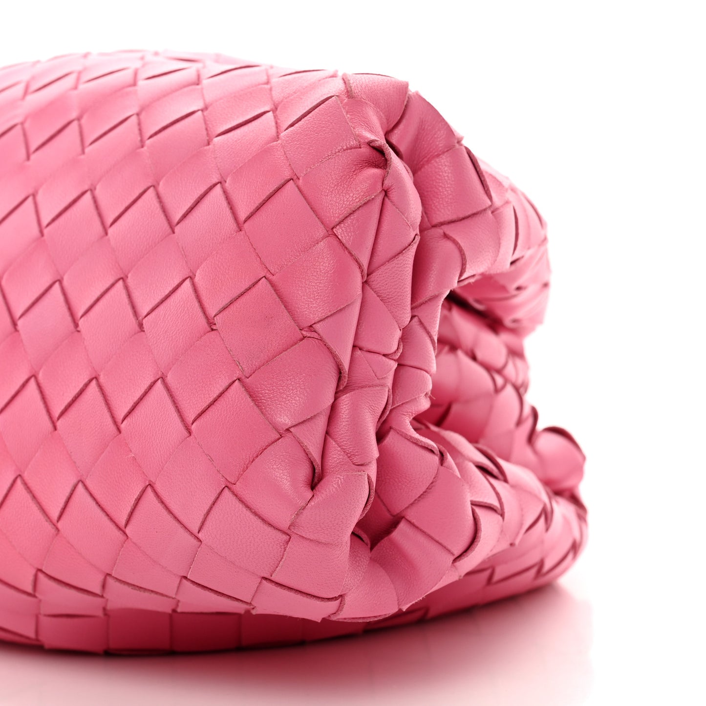 Nappa Maxi Intrecciato The Pouch Oversized Clutch Pink