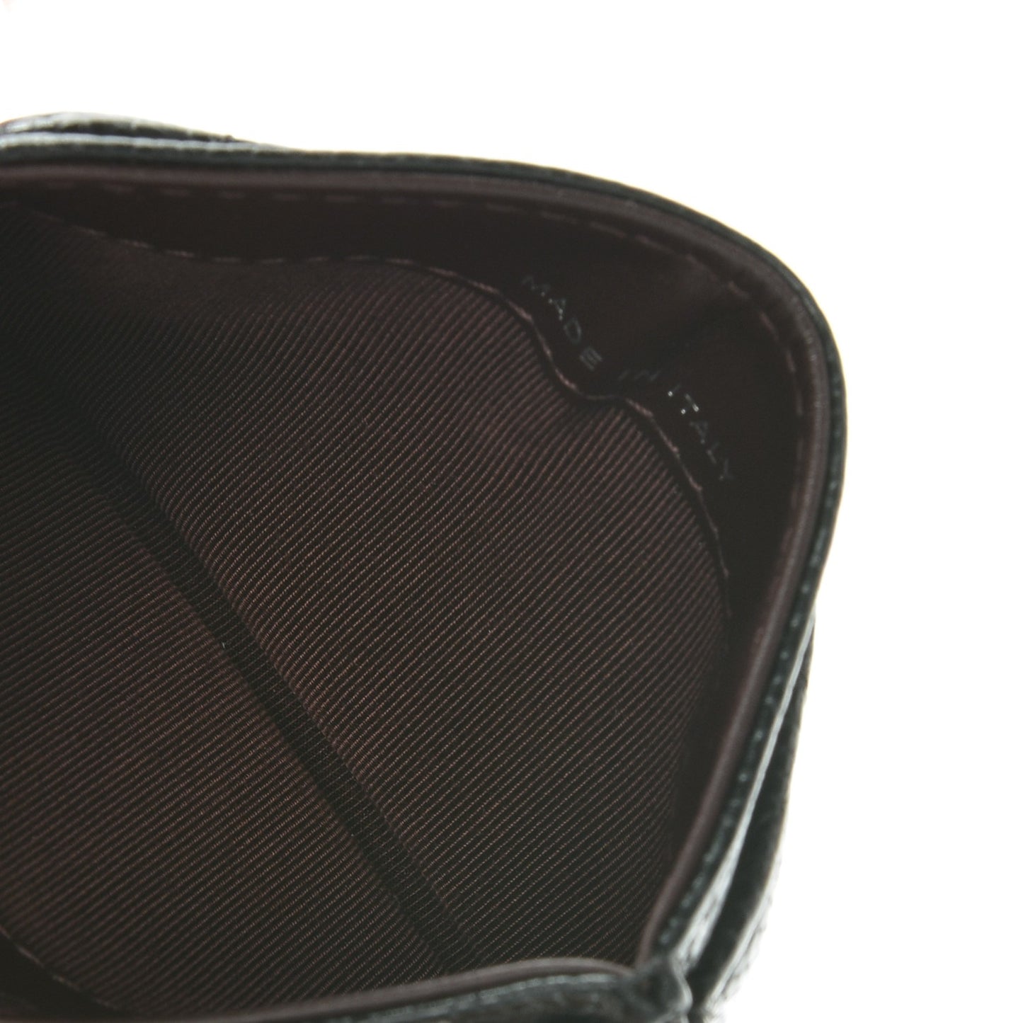 Caviar Quilted Card Holder Black