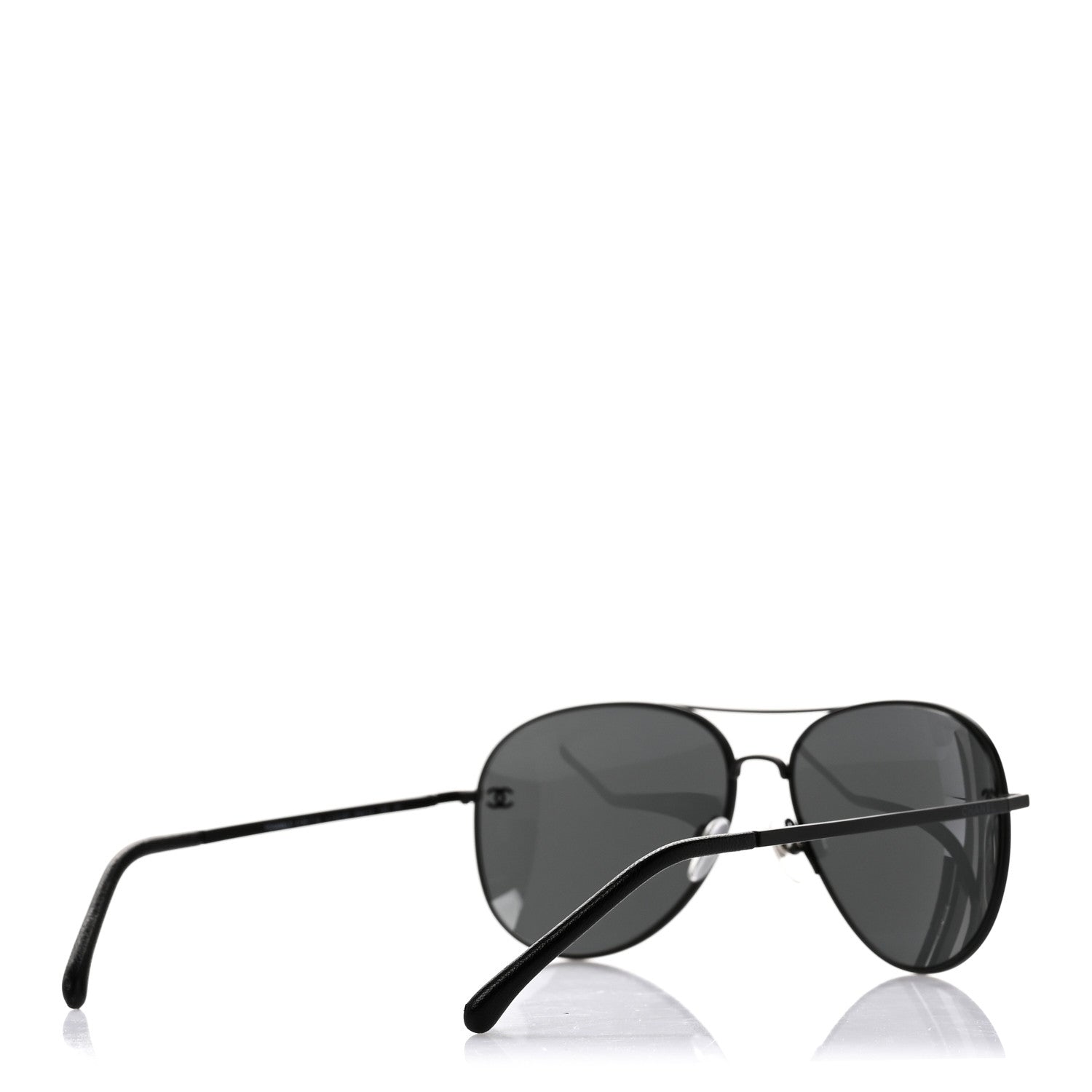 CHANEL サングラス 4189-T-Q-A ブラック Chanel Metal Aviator CC Sunglasses 4189-T-Q Black 1863715