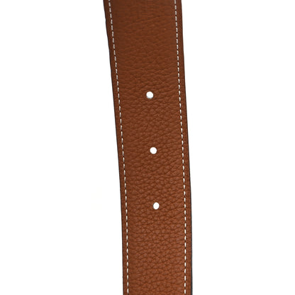 Hermes Box Togo 32mm H Belt 90 36 Black Gold 4 of 5