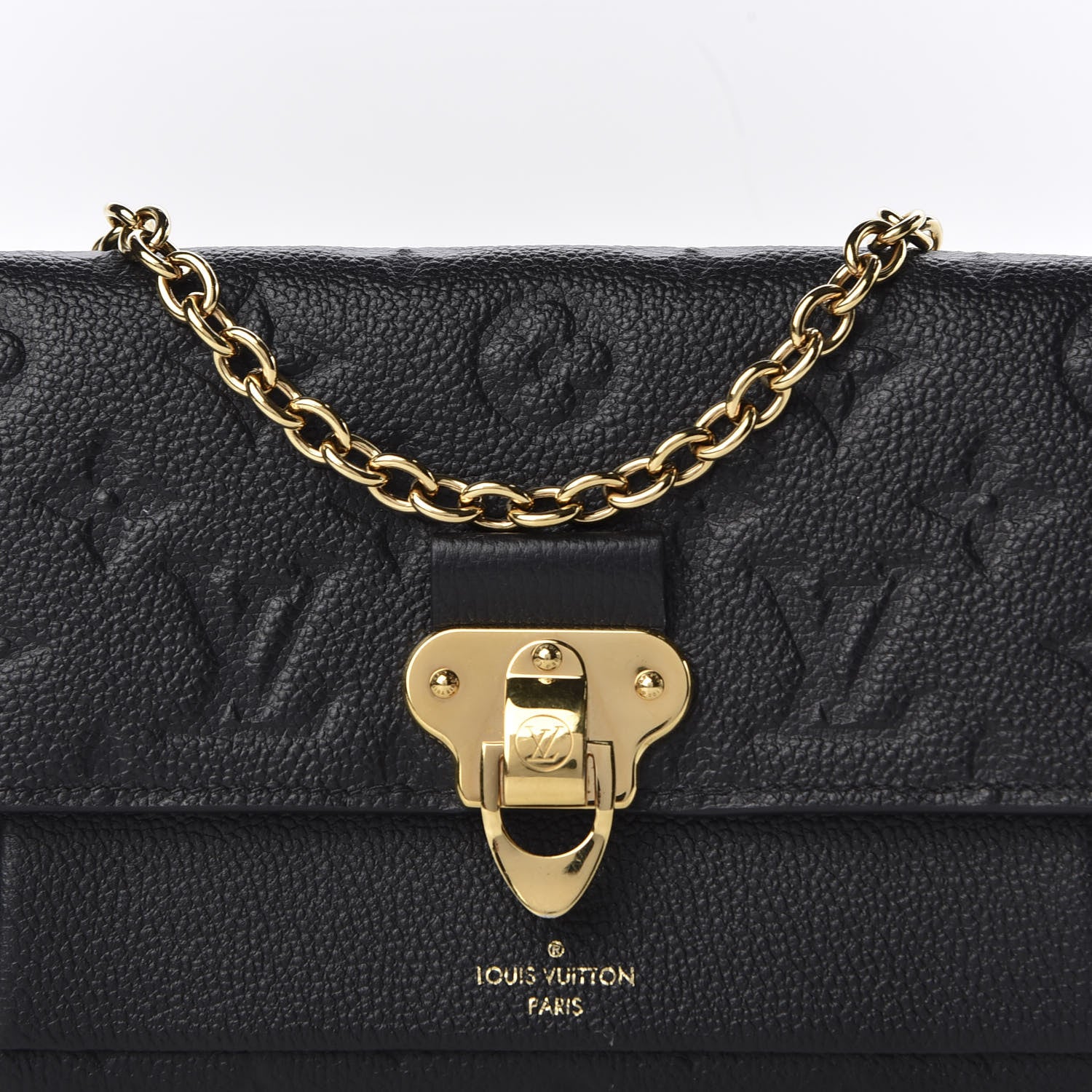 Louis Vuitton Empreinte Vavin Chain Wallet Black 9 of 9