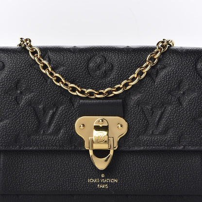 Louis Vuitton Empreinte Vavin Chain Wallet Black 9 of 9