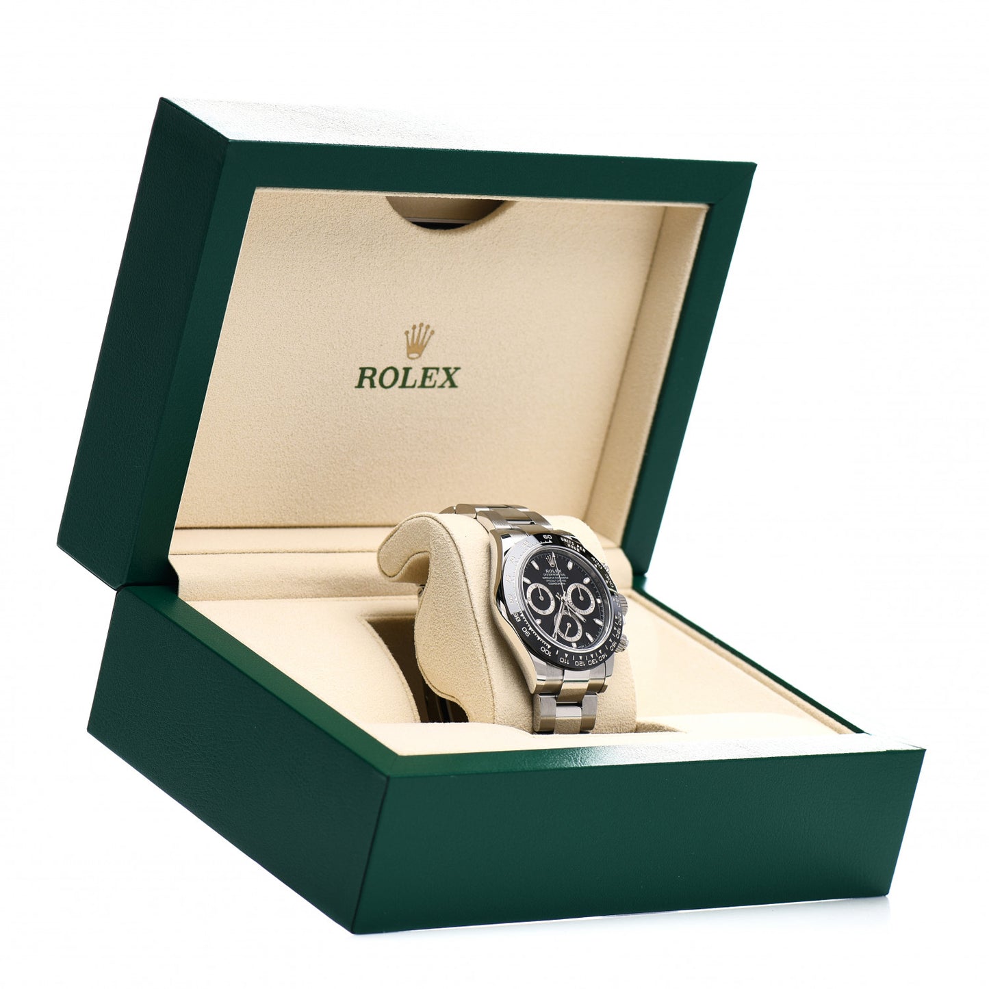Stainless Steel 40mm Oyster Perpetual Cosmograph Daytona Watch Black 116500LN