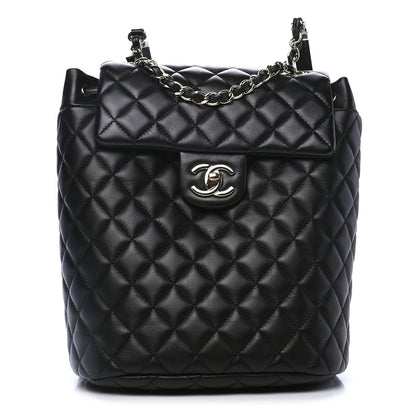 Chanel Lambskin Quilted Small Urban Spirit Backpack Black 1 of 4