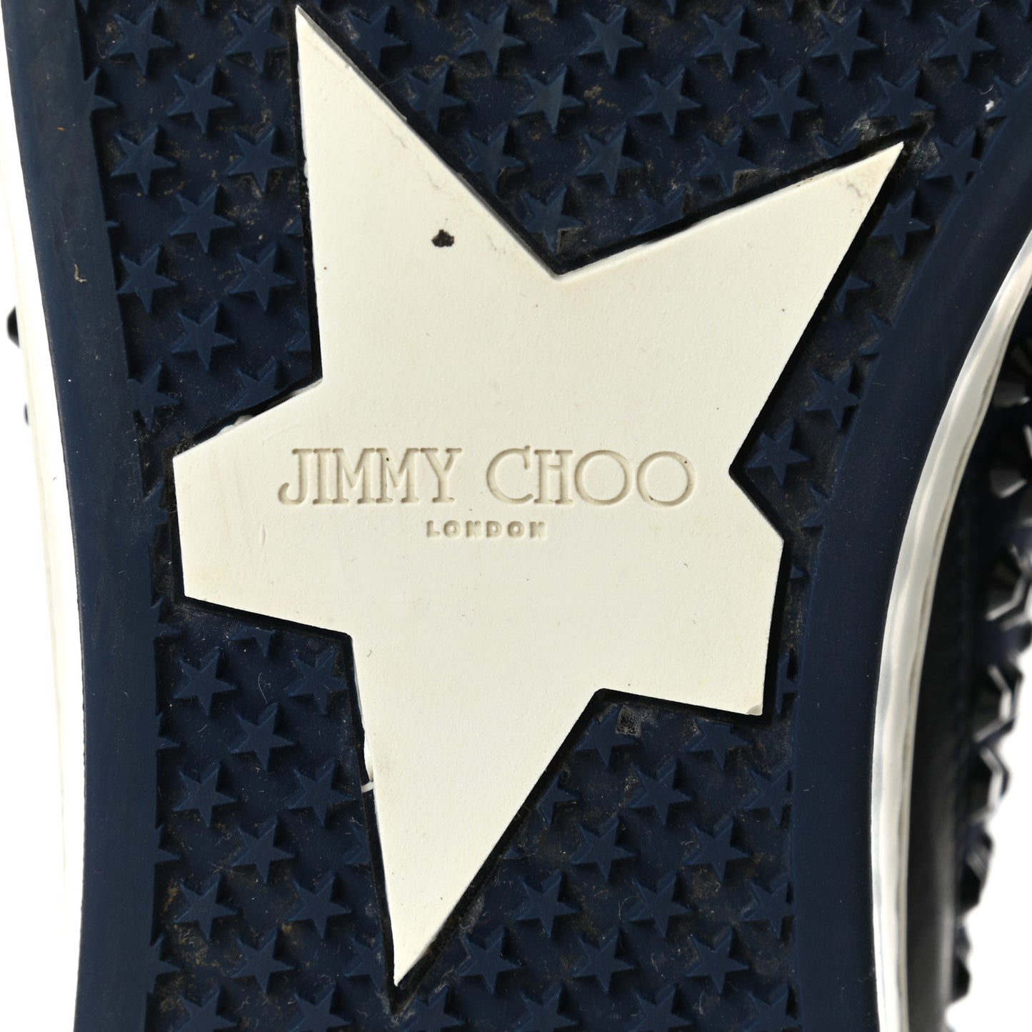 Calfskin Patent Studded Tokyo Sneakers 39 Navy