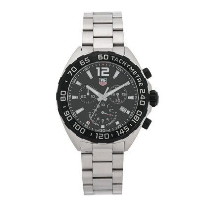 Tag Heuer Stainless Steel 41mm Formula 1 Chronograph Quartz Watch Black CAZ1110 1 of 5