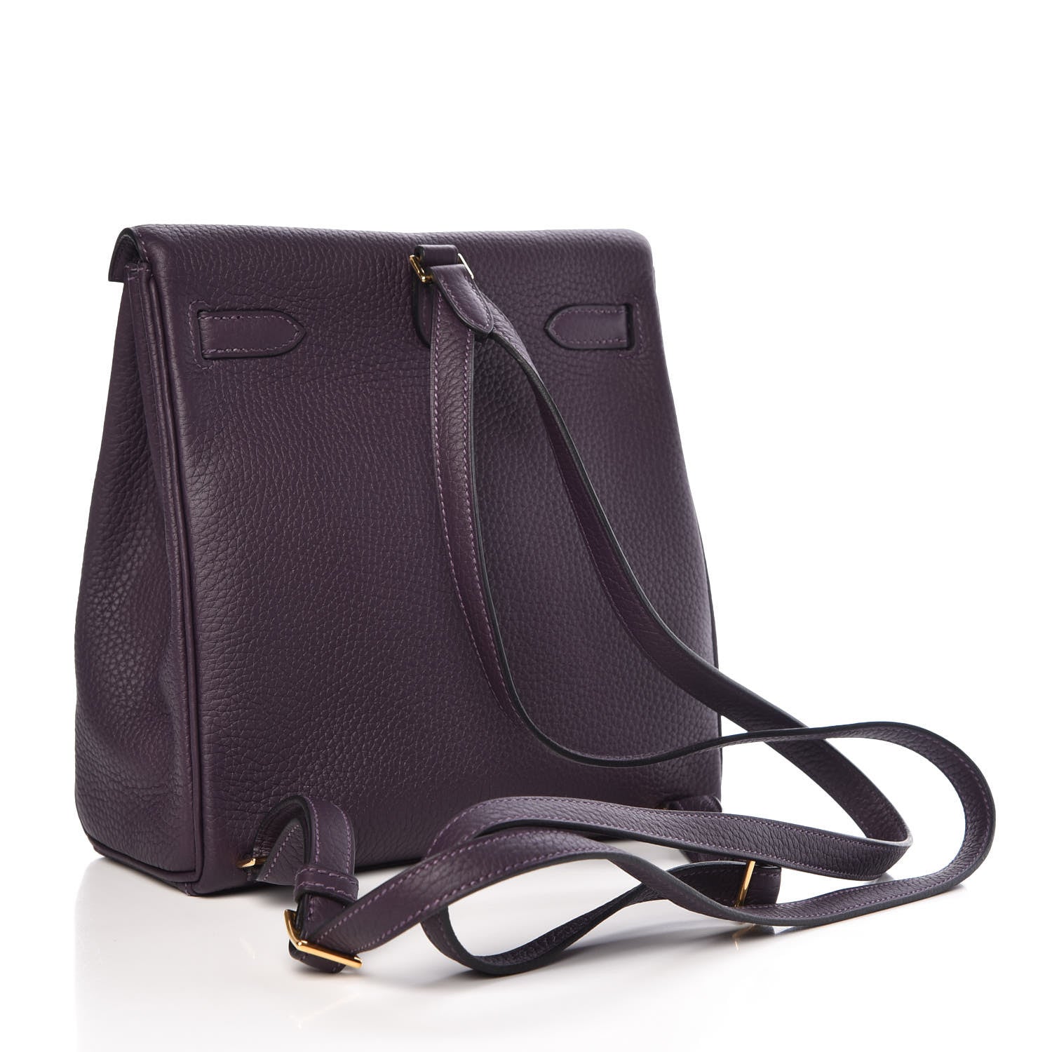 Hermes Togo Kelly Ado Backpack Raisin 3 of 34