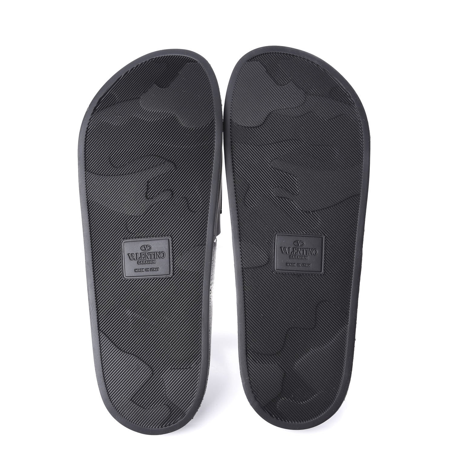 Valentino Garavani Rubber VLTN Pool Slide Sandals 43 Black 6 of 9