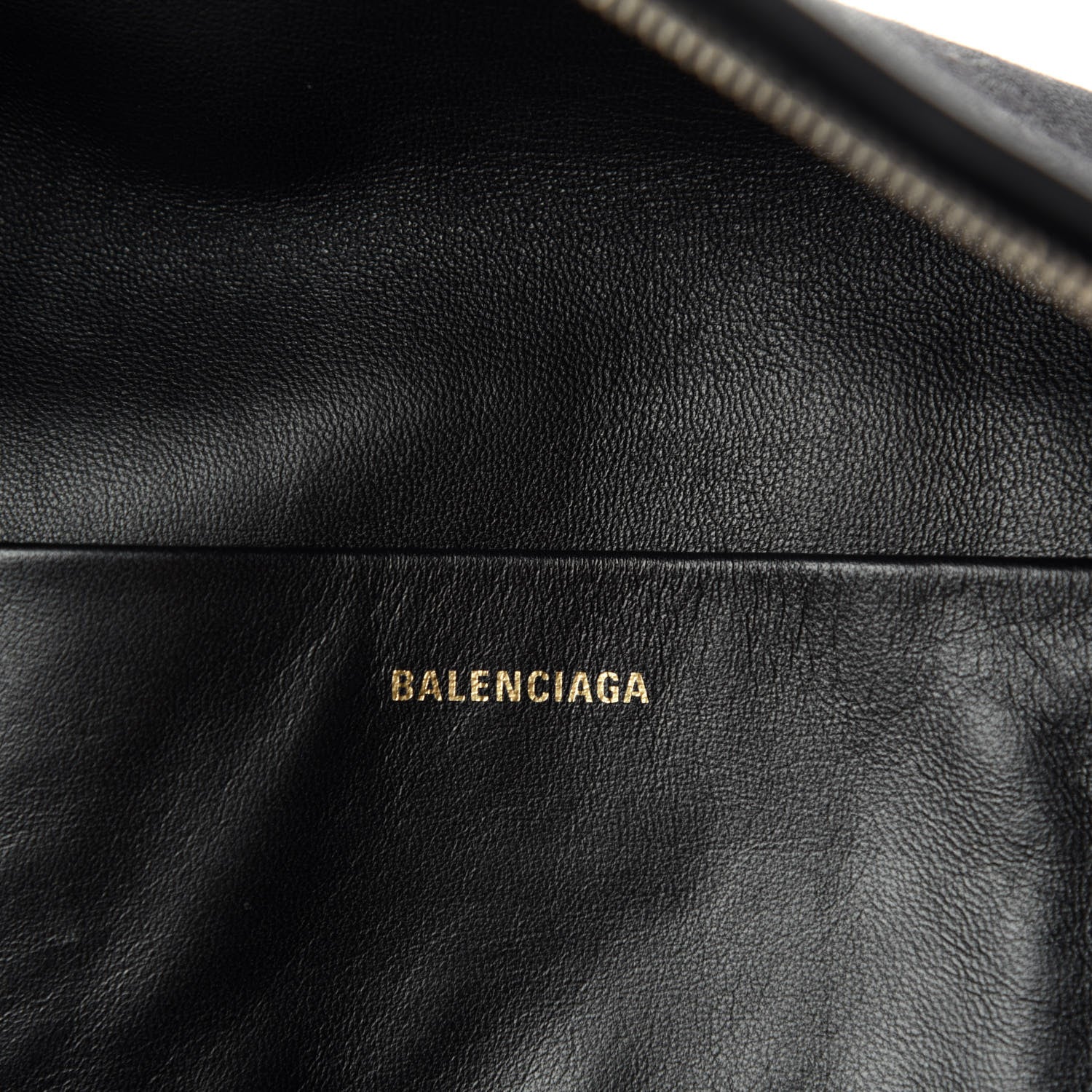 Balenciaga Canvas Jacquard Diagonal Allover Logo XS Souvenir Belt Bag Black 10 of 11