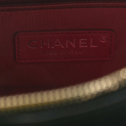 Chanel Aged Calfskin Quilted Small Gabrielle Hobo Black 6 of 9